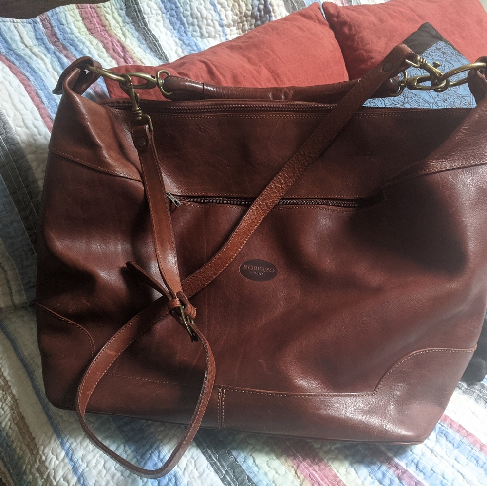 Genuine Leather Duffle unisex